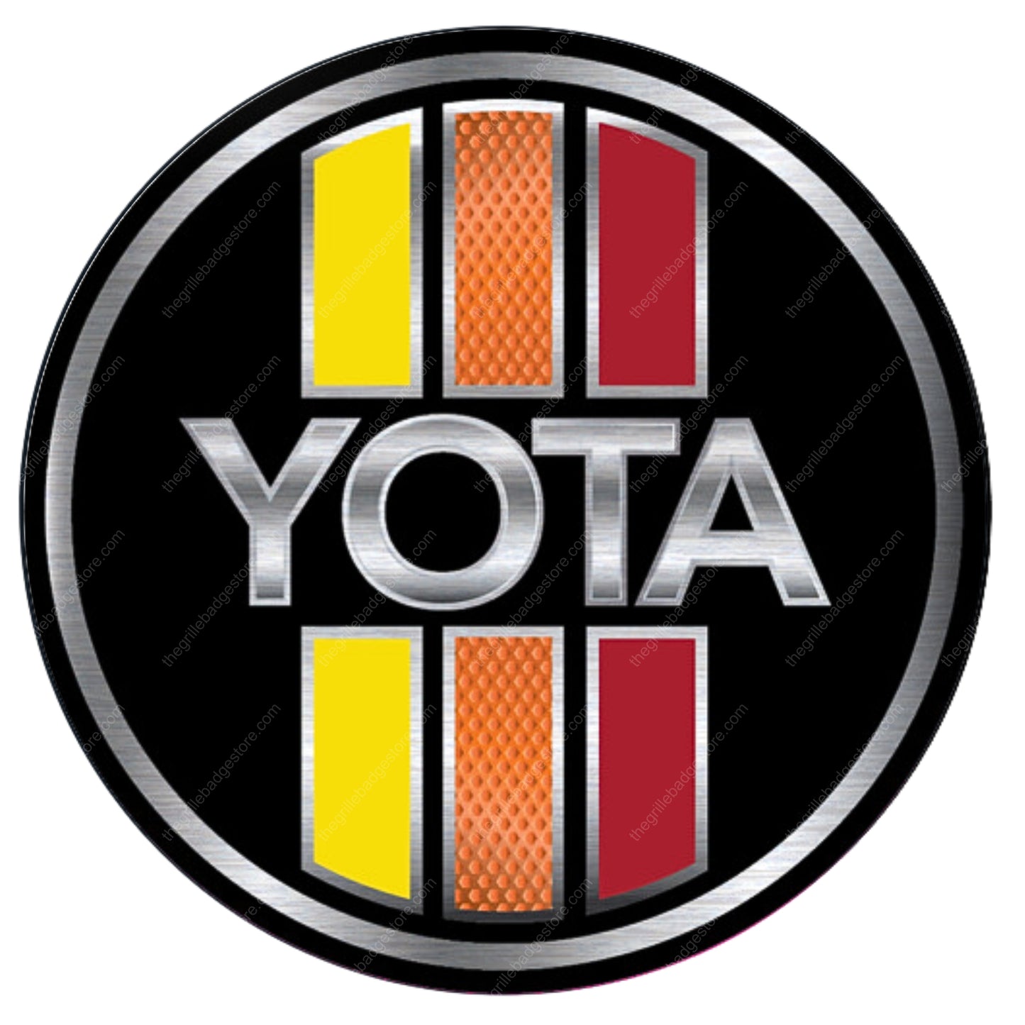 Grille Badge Emblem Fits Toyota Tri-Color Tri-Mountain Style Universal 2014 Model
